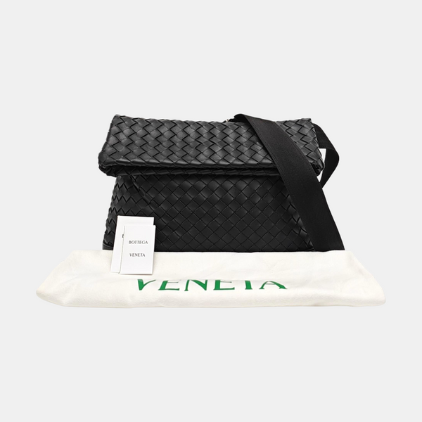 Calfskin Shoulder Bag Black