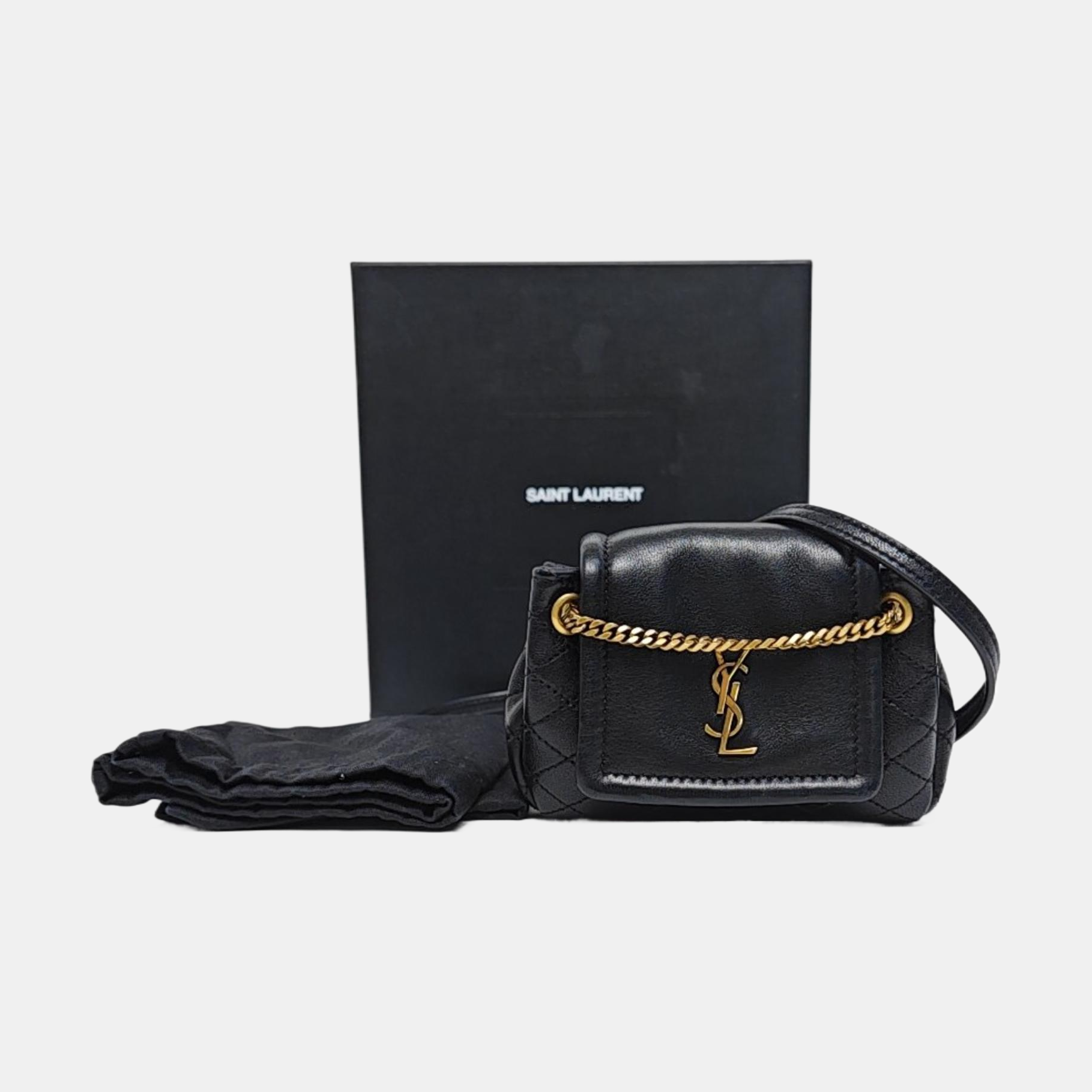 NOLITA Quilted Lambskin Black