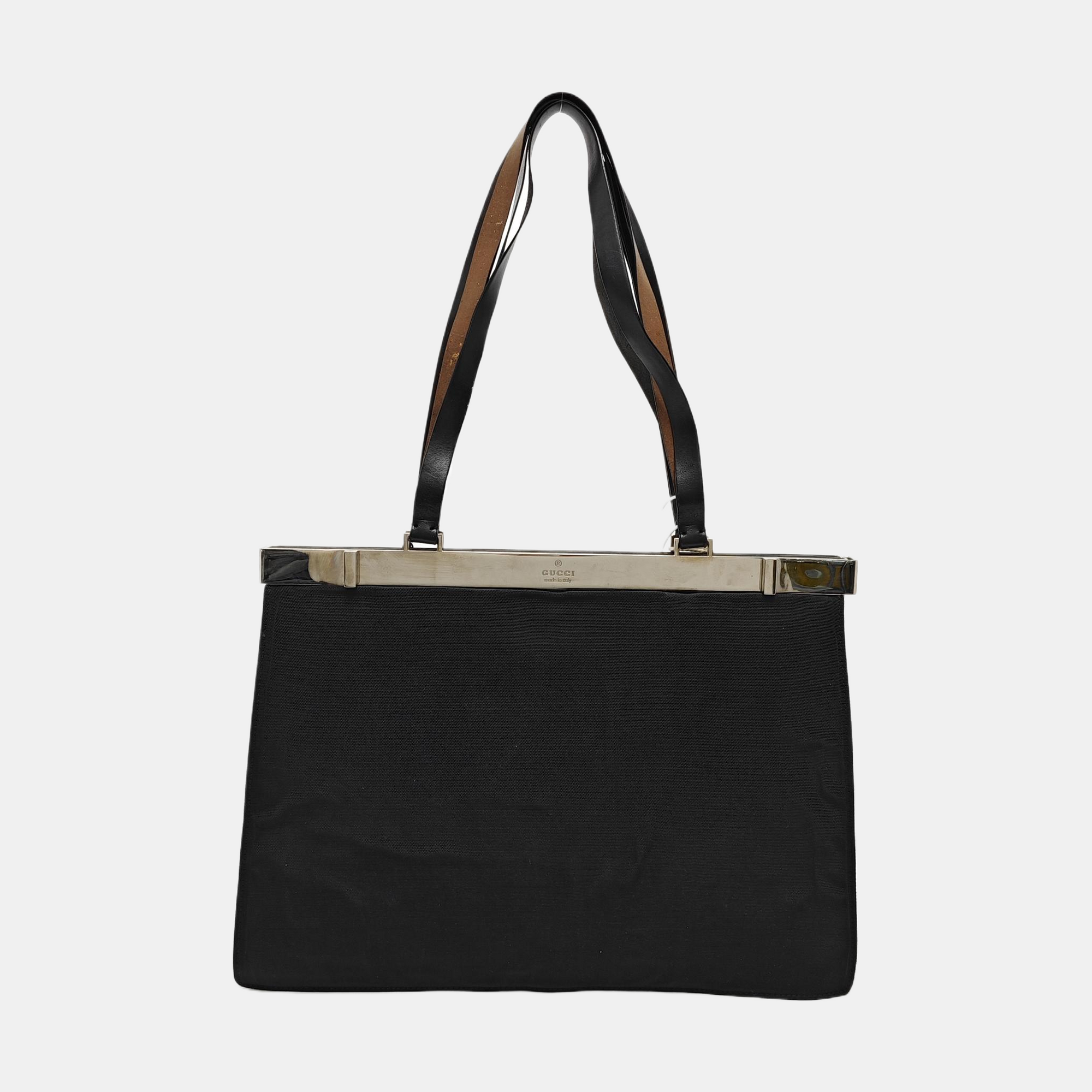 Fabric Tote Bag Black