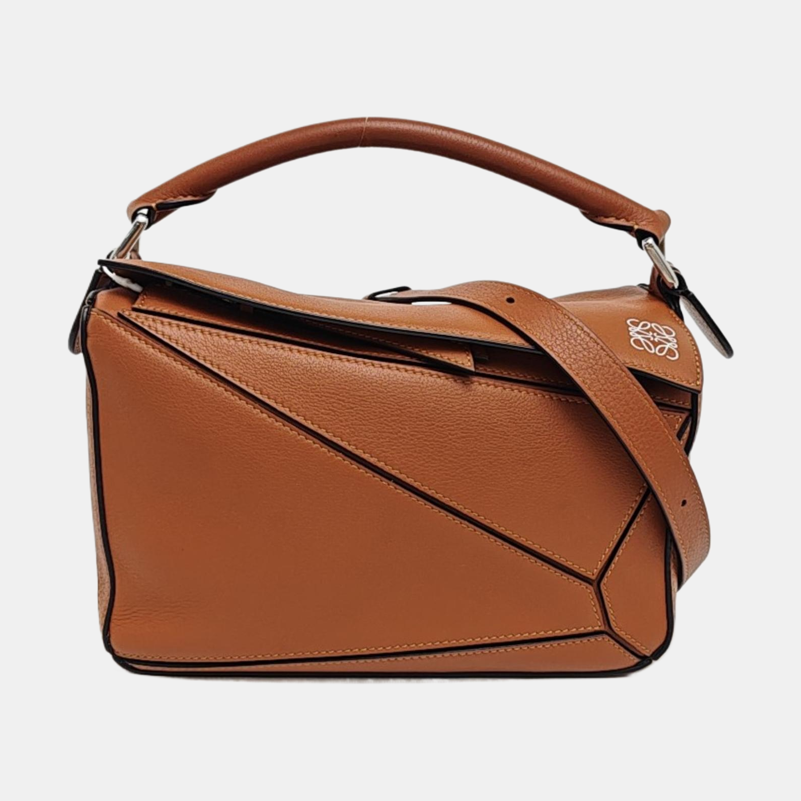 Puzzle Small Calfskin Brown