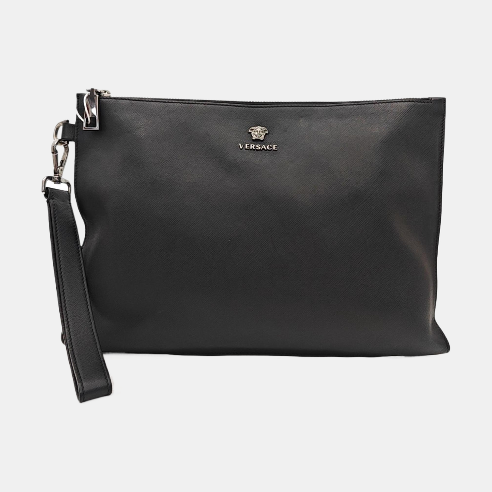 Calfskin Clutch Black