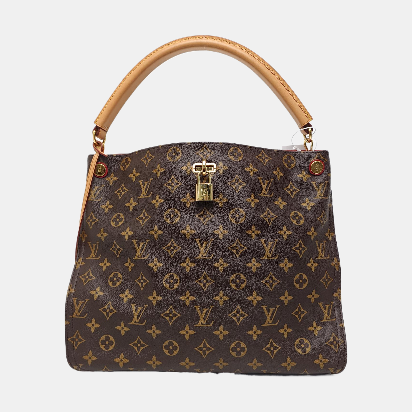 GAIA Monogram Coated Canvas Brown
