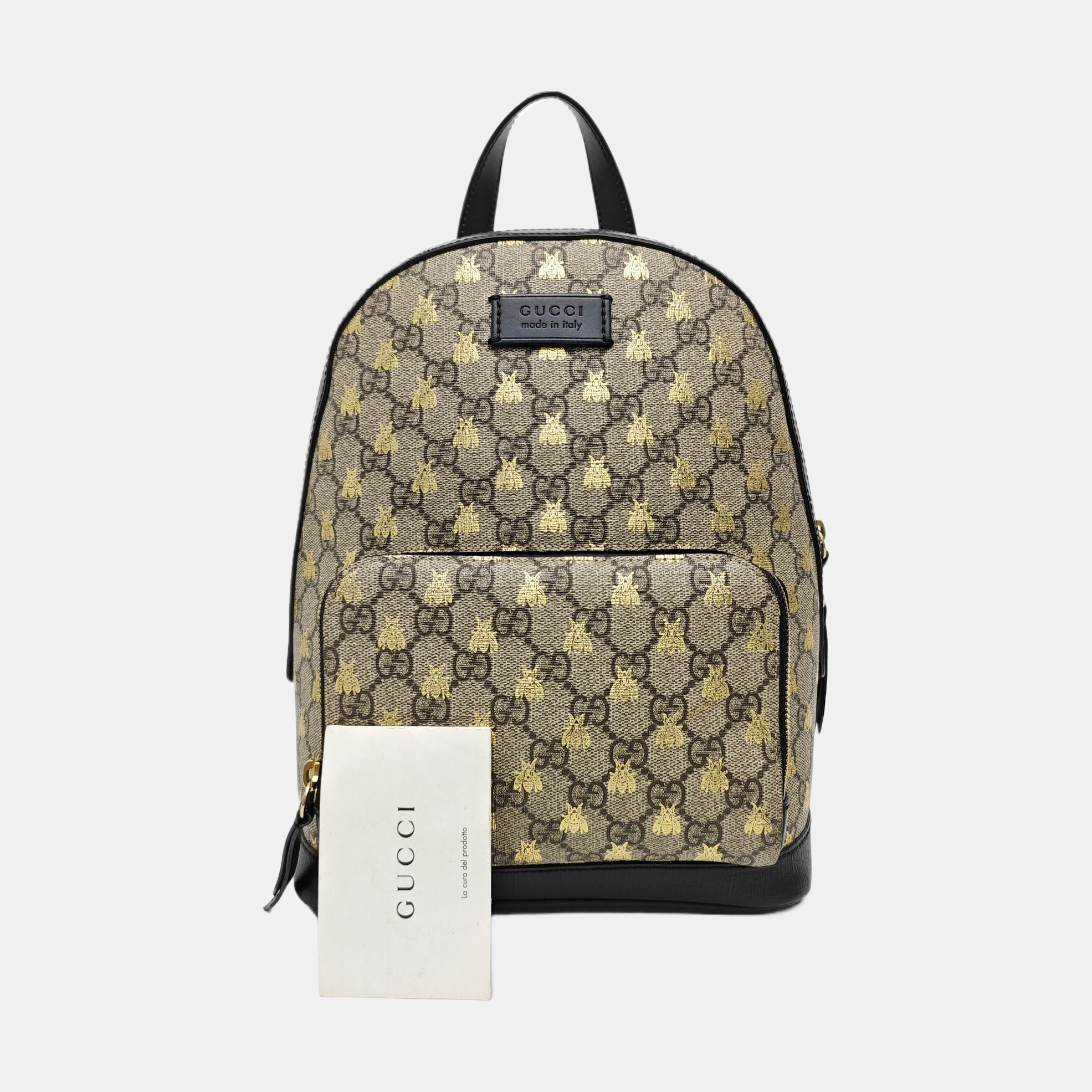 Eden Monogram Coated Canvas Beige
