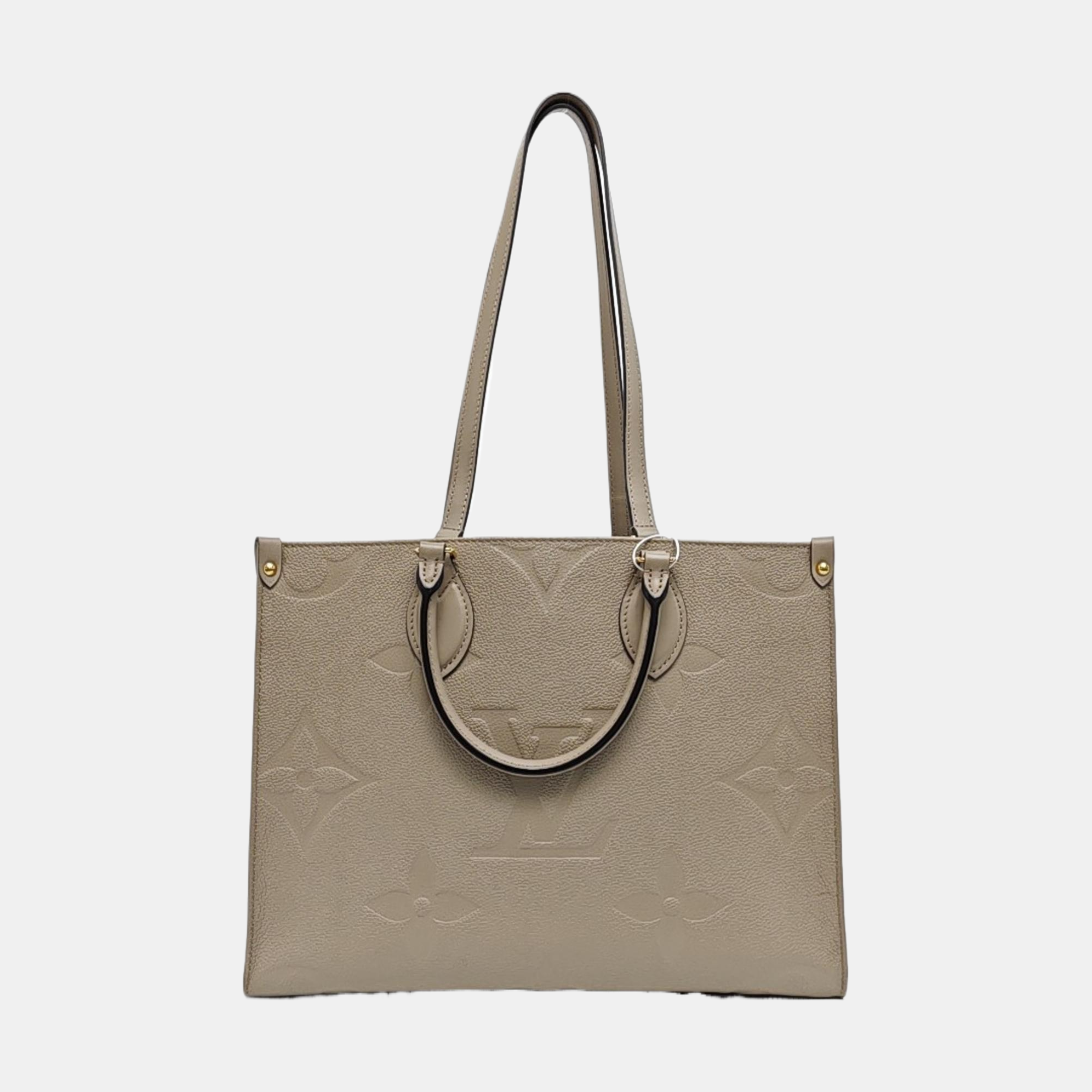 ONTHEGO MM Monogram Calfskin Gray