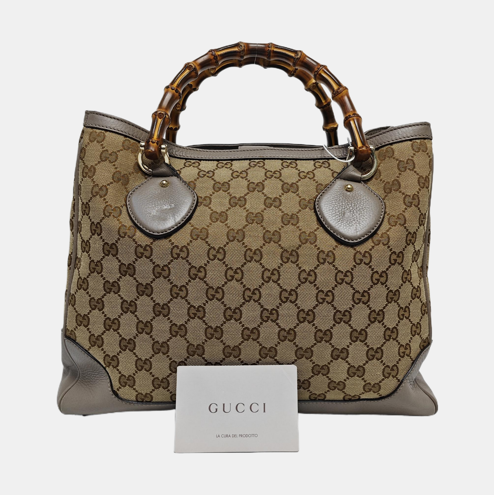 Bamboo 1947 Medium Monogram Canvas Brown
