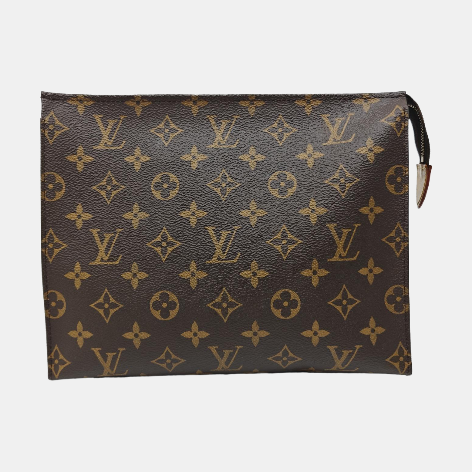 TOILET POCKET 26 Monogram Coated Canvas Brown