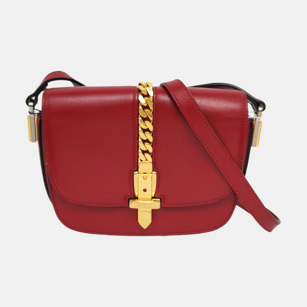 Sylvie 1969 Mini Calfskin Red