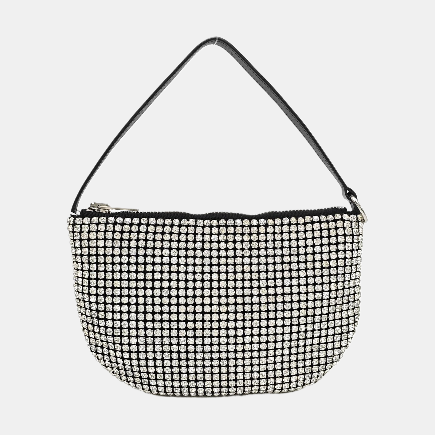Lab-Grown Diamond Top Handle Bag Silver