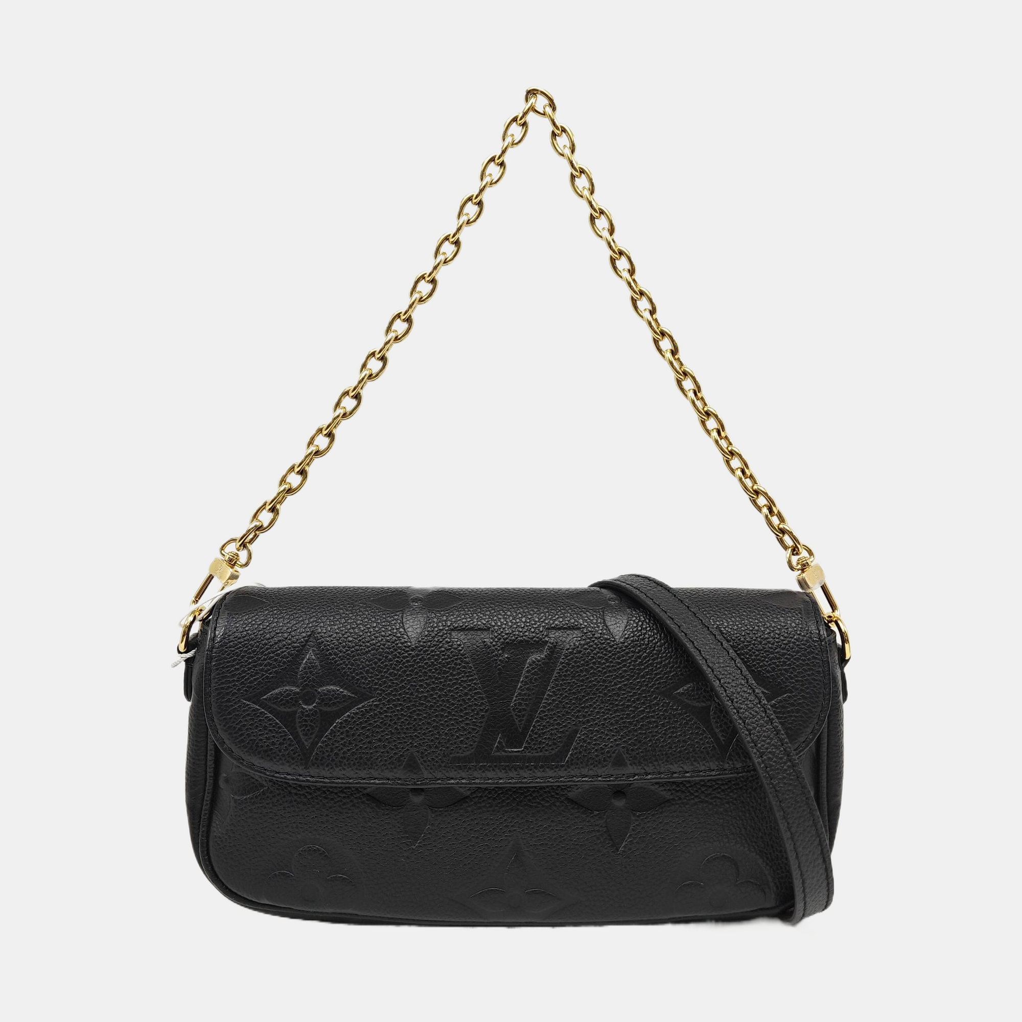 IVY Monogram Calfskin Black