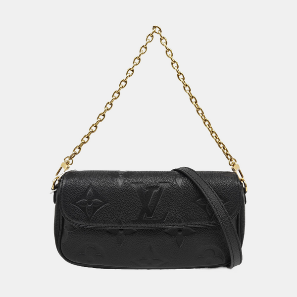IVY Monogram Calfskin Black