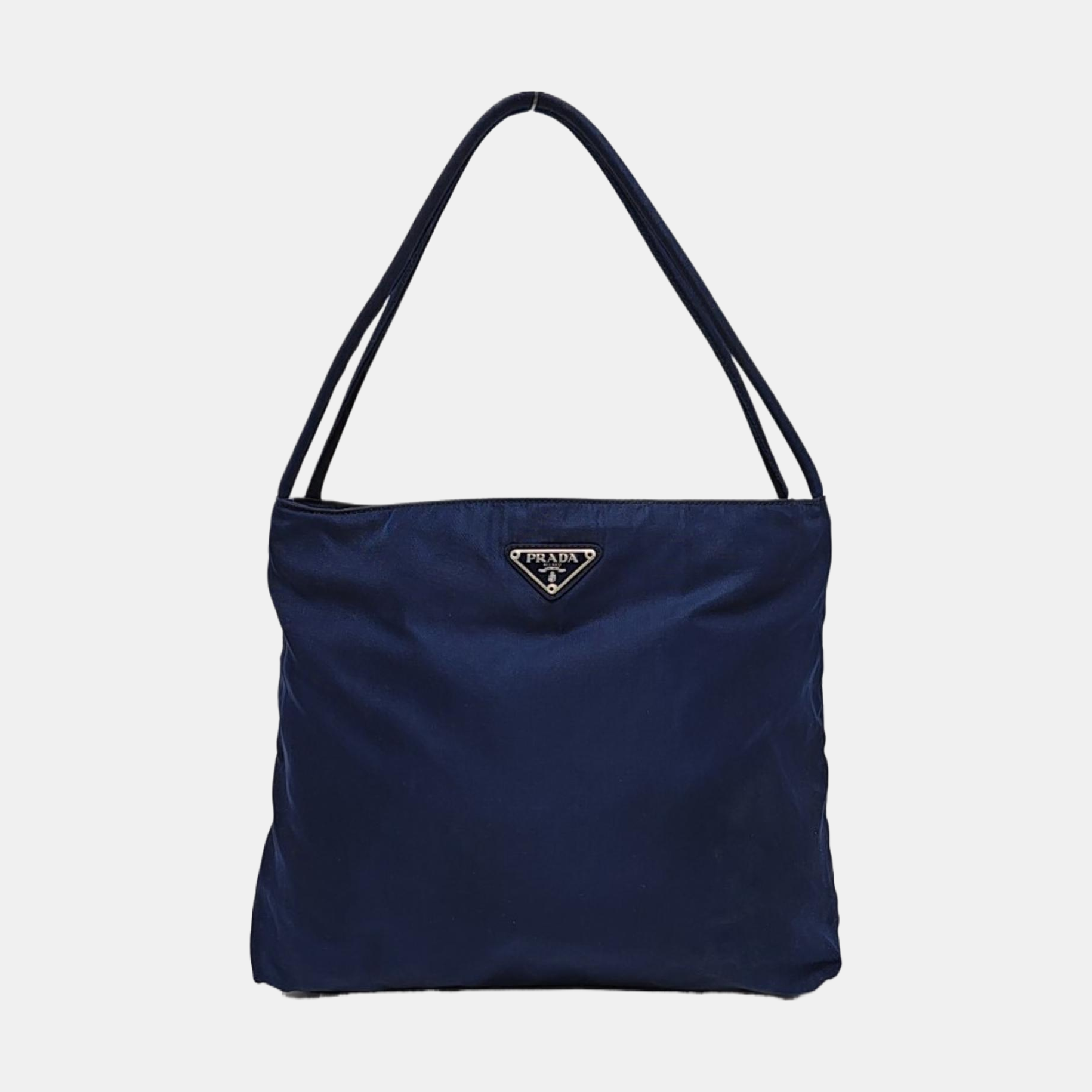 Nylon Tote Bag Blue