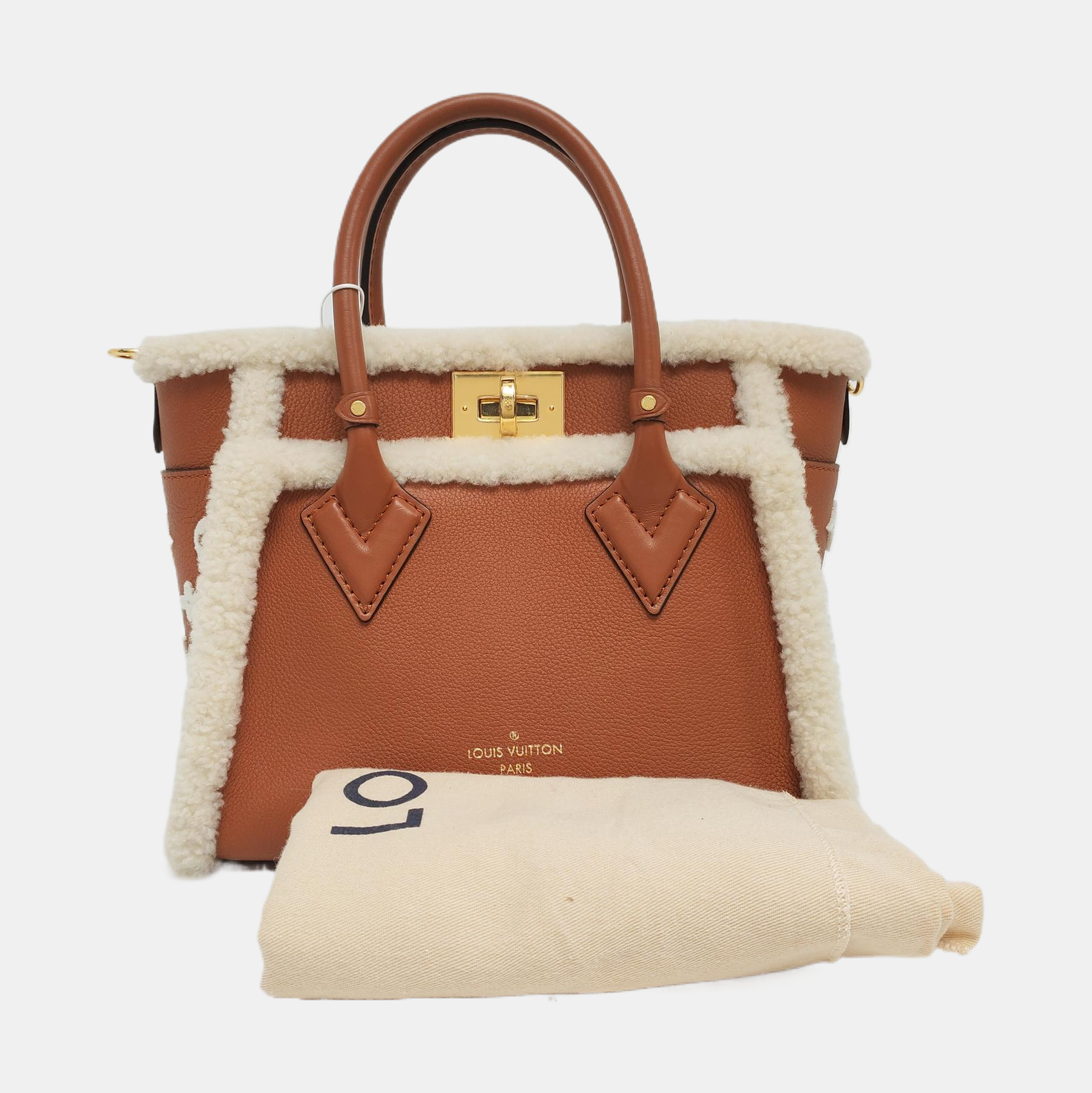 ON MY SIDE PM Calfskin Brown
