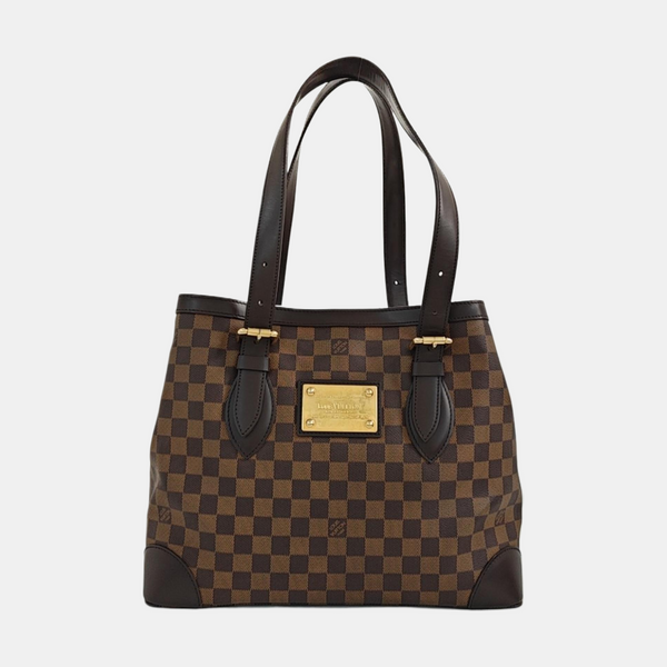 HAMPSTEAD MM Damier Ebene Coated Canvas Brown