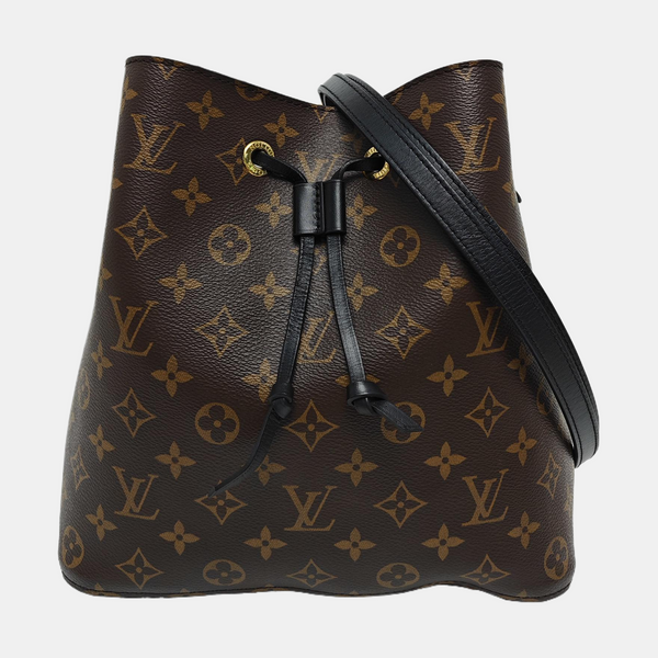 NÉONOÉ MM Monogram Coated Canvas Brown