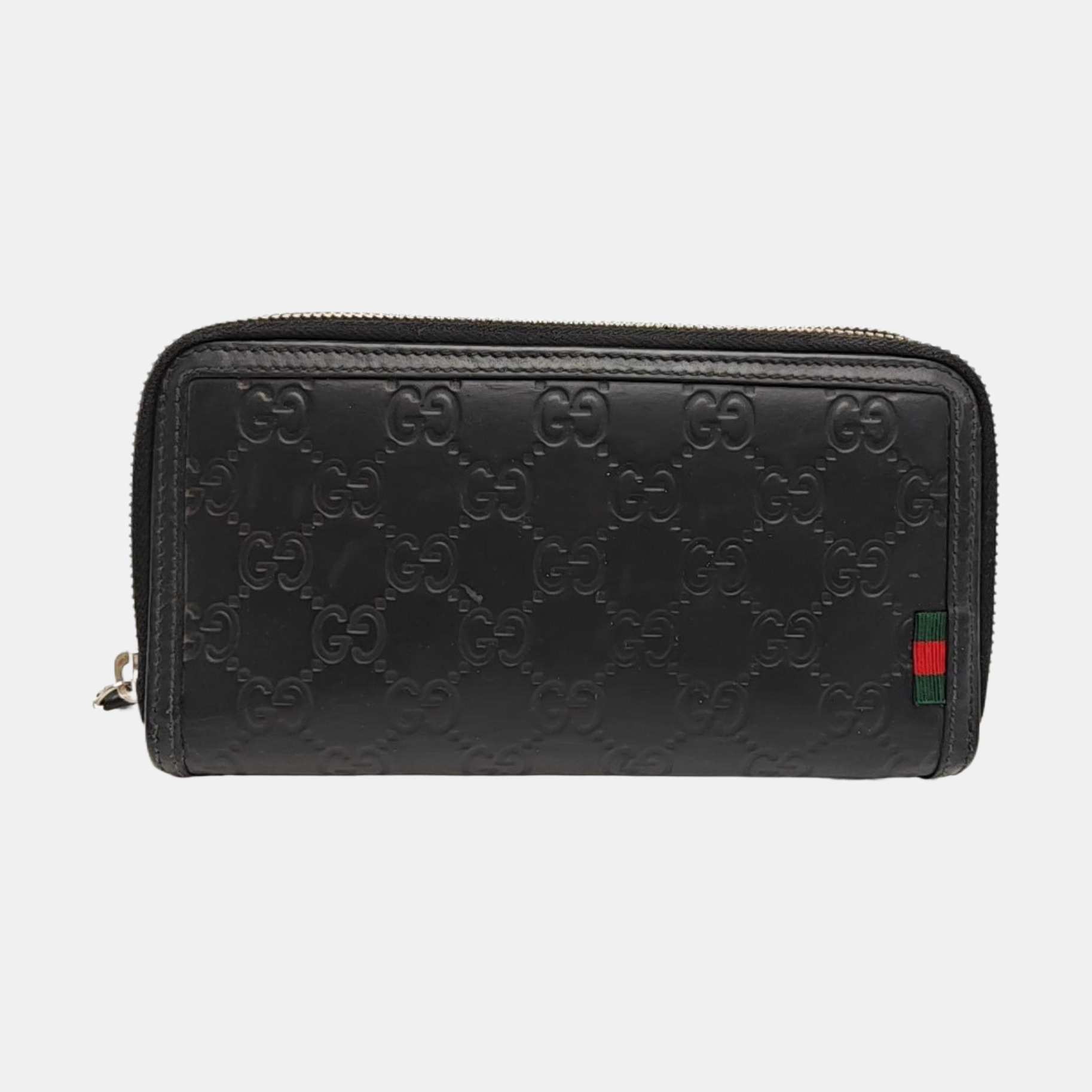 Monogram Calfskin Wallet Black