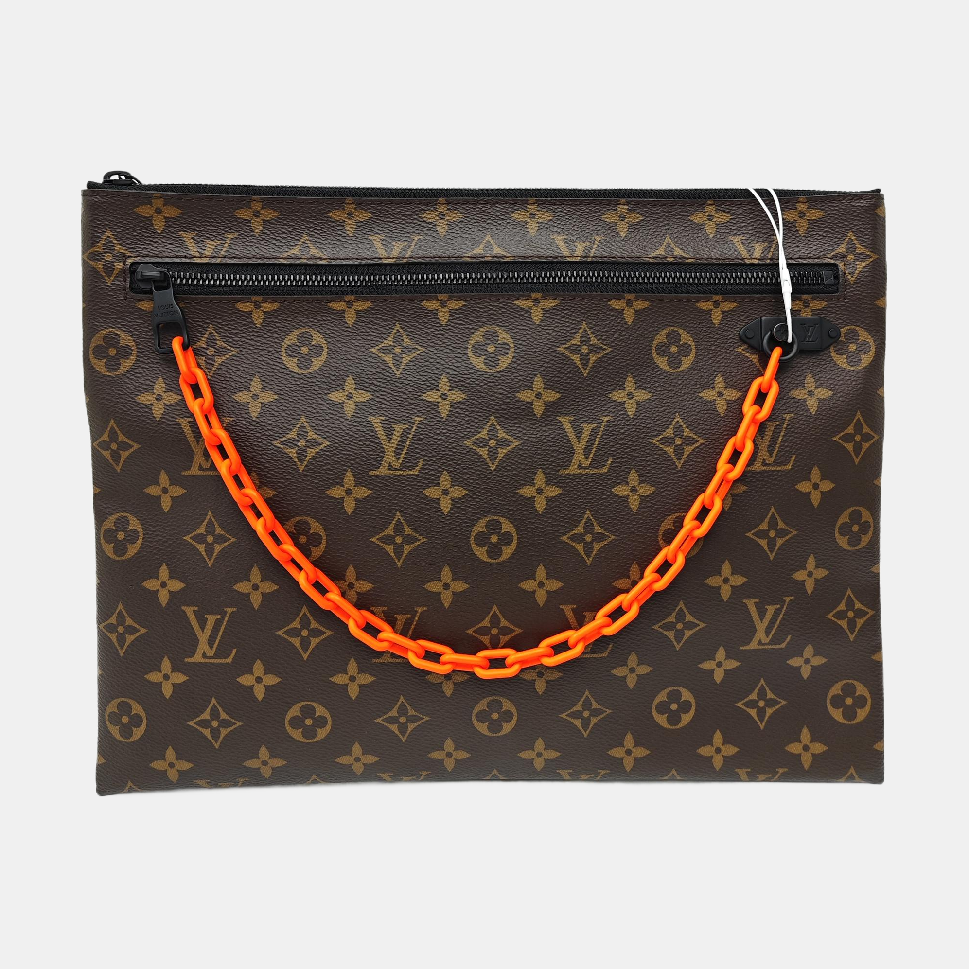 A4 Monogram Coated Canvas Brown