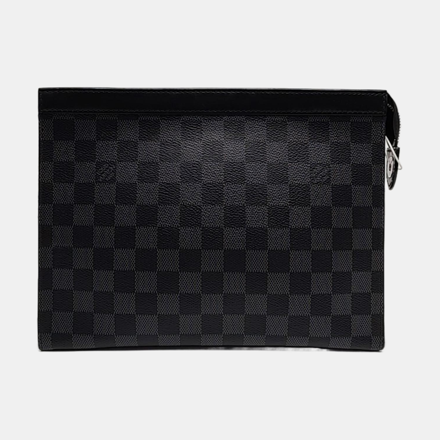 Pochette Voyag MM Damier Graphite Coated Canvas Gray