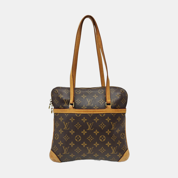 COUSSIN GM Monogram Coated Canvas Brown