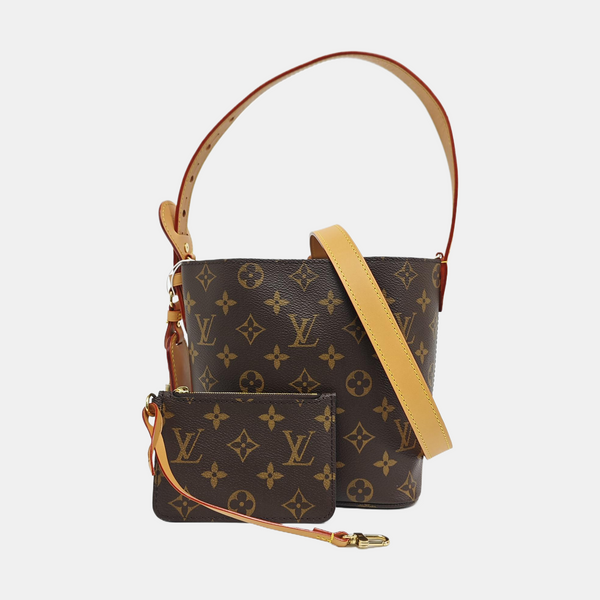 ALL IN Monogram Coated Canvas Brown