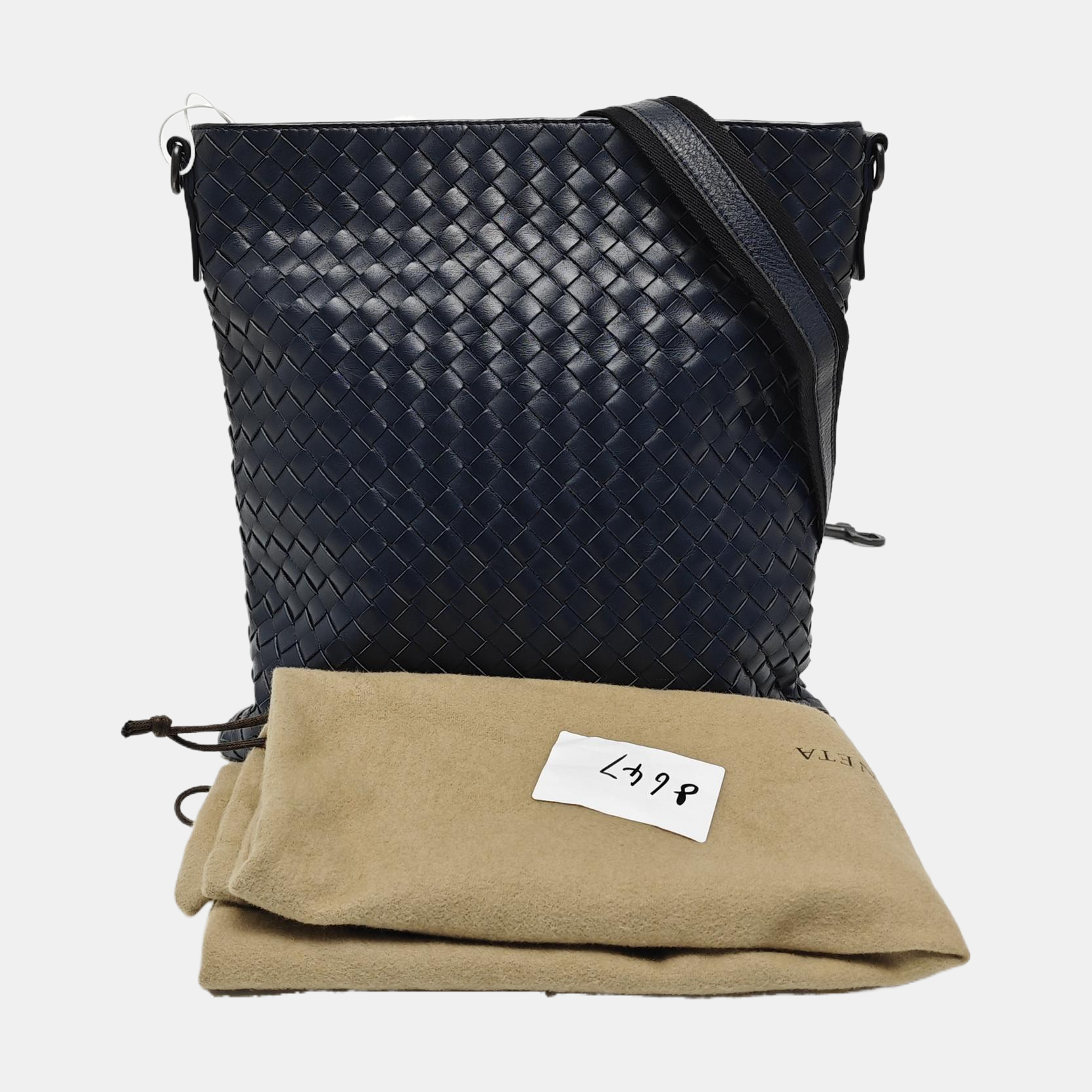 Calfskin Crossbody Bag Blue