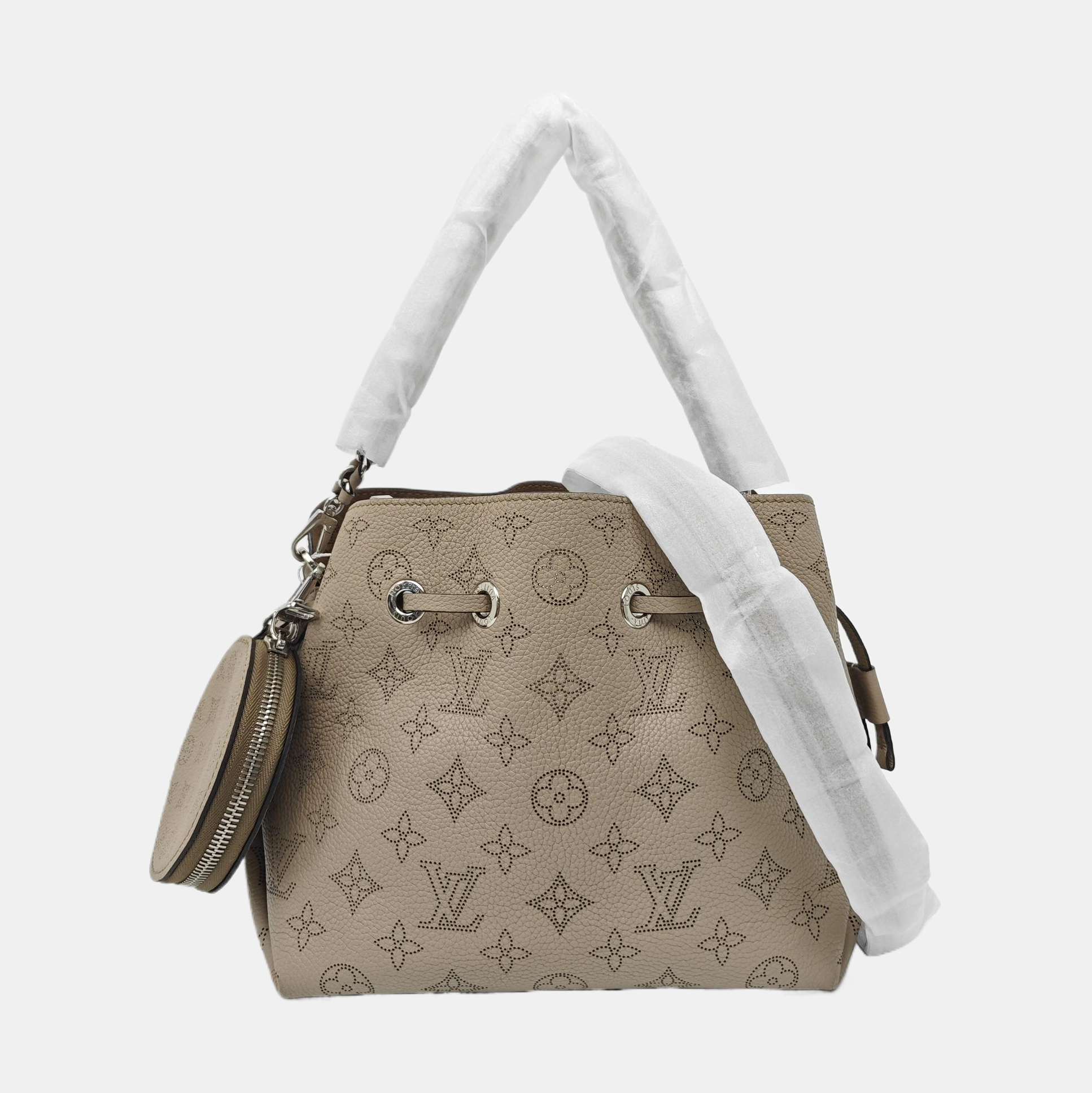 BELLA Monogram Calfskin Gray