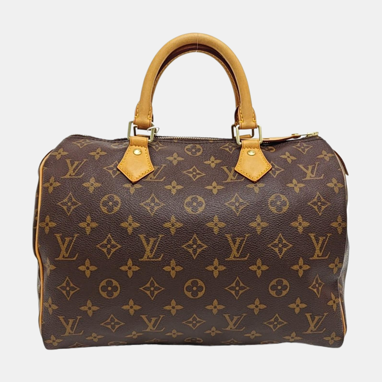 SPEEDY 30 Monogram Coated Canvas Brown