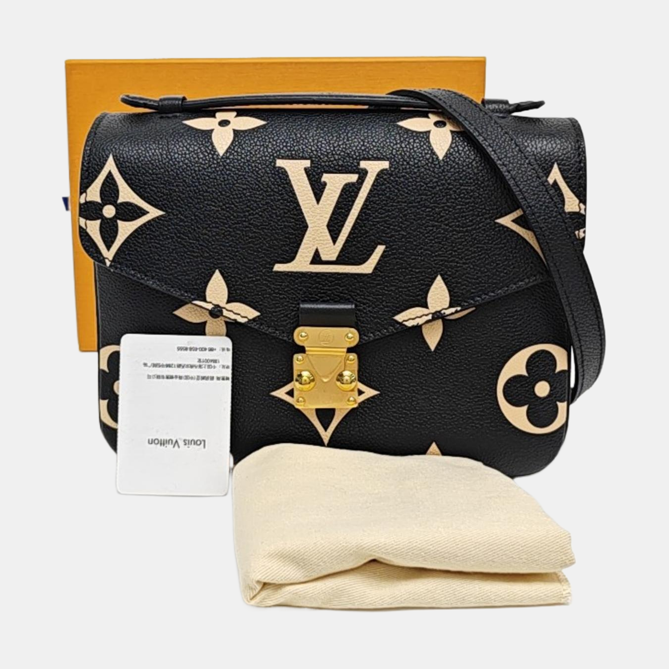 MÉTIS MM Monogram Calfskin Black