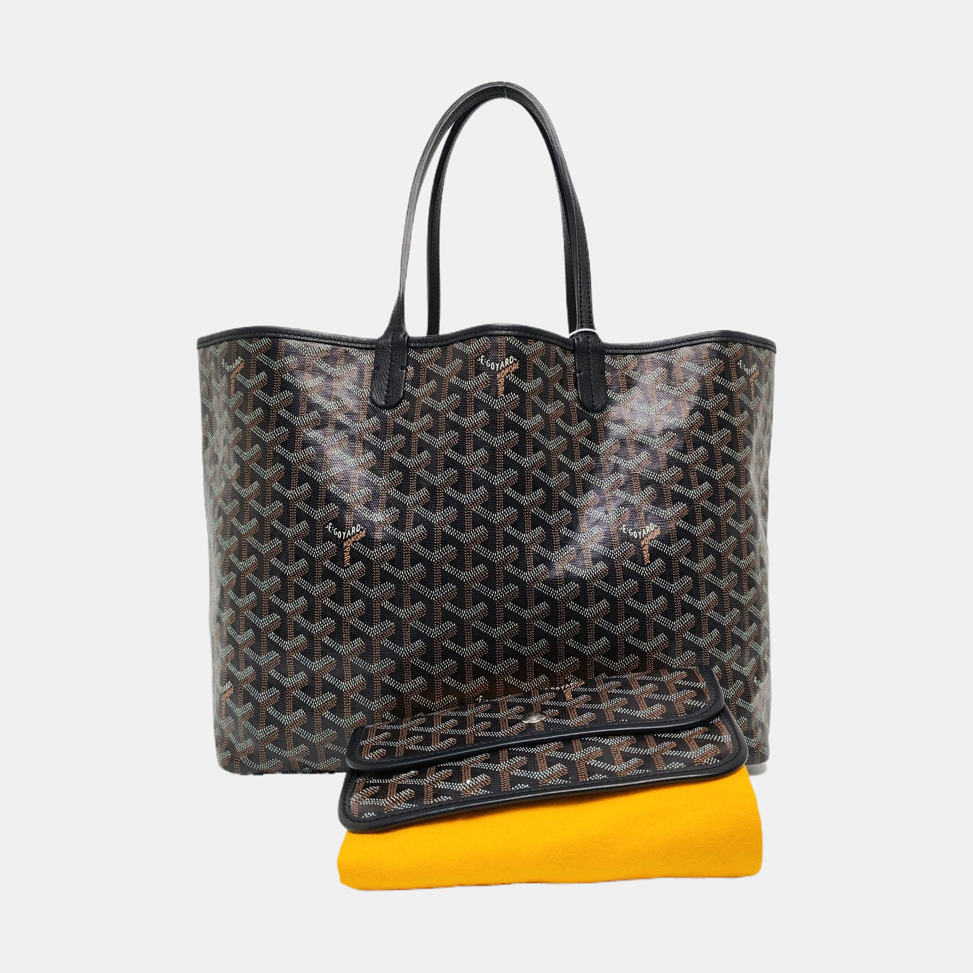 Saint Louis PM Coated Canvas Black