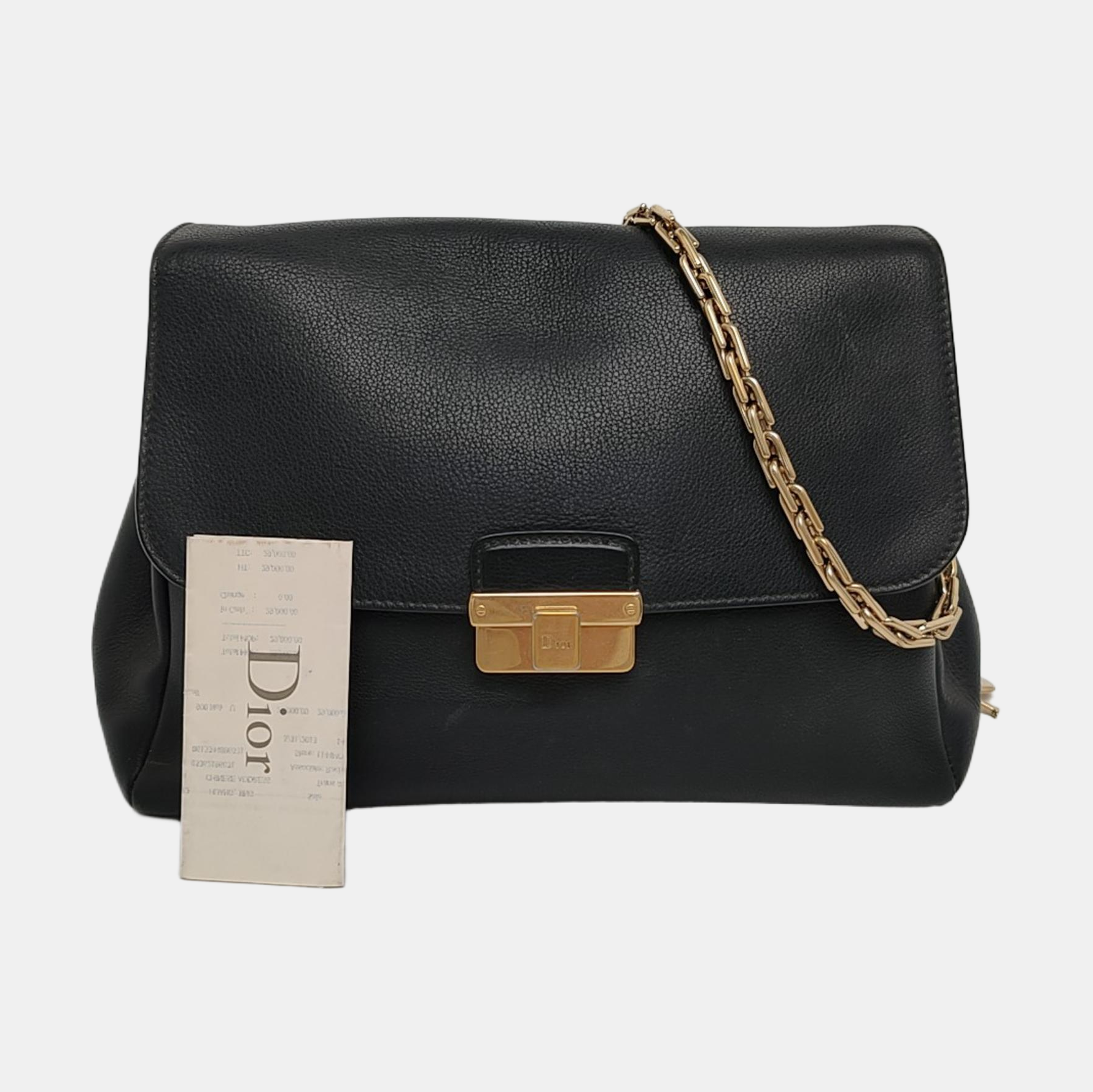 Small Calfskin Black