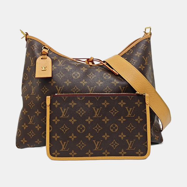 CARRYALL MM Monogram Coated Canvas Brown