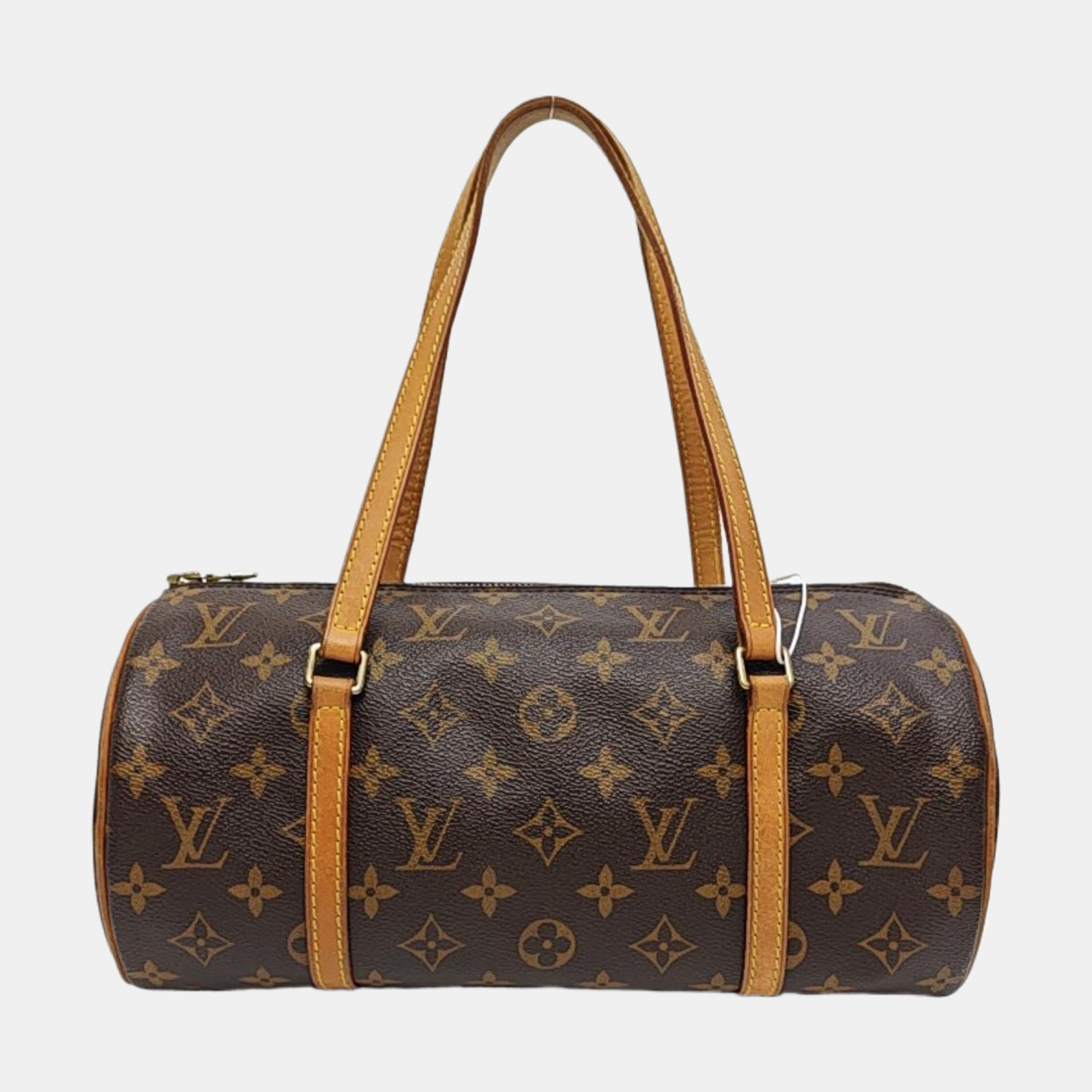 PAPILLON Monogram Coated Canvas Brown