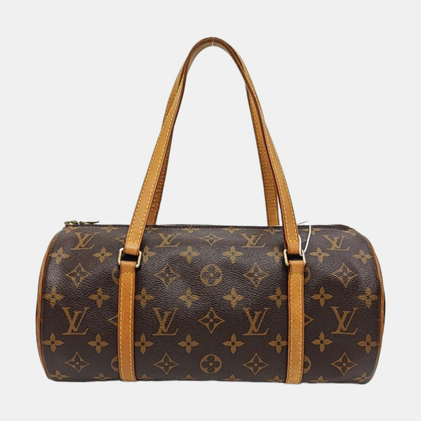PAPILLON Monogram Coated Canvas Brown
