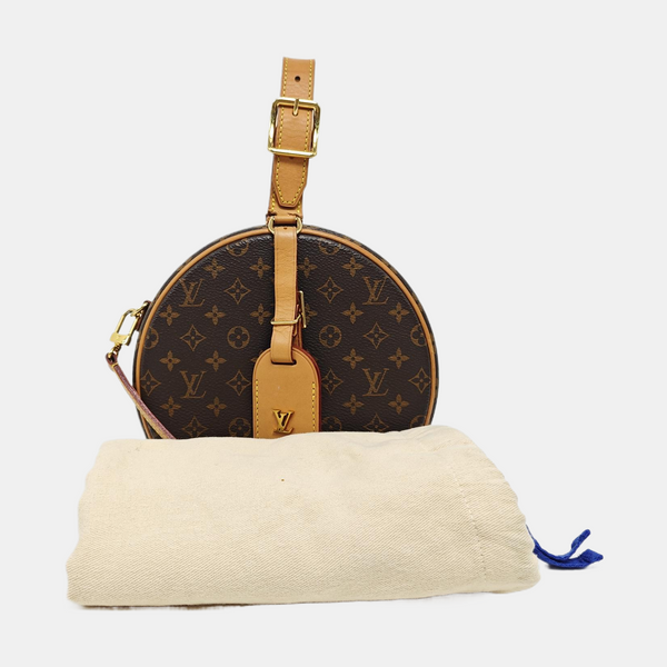 BOITE CHAPEAU PM Monogram Coated Canvas Brown