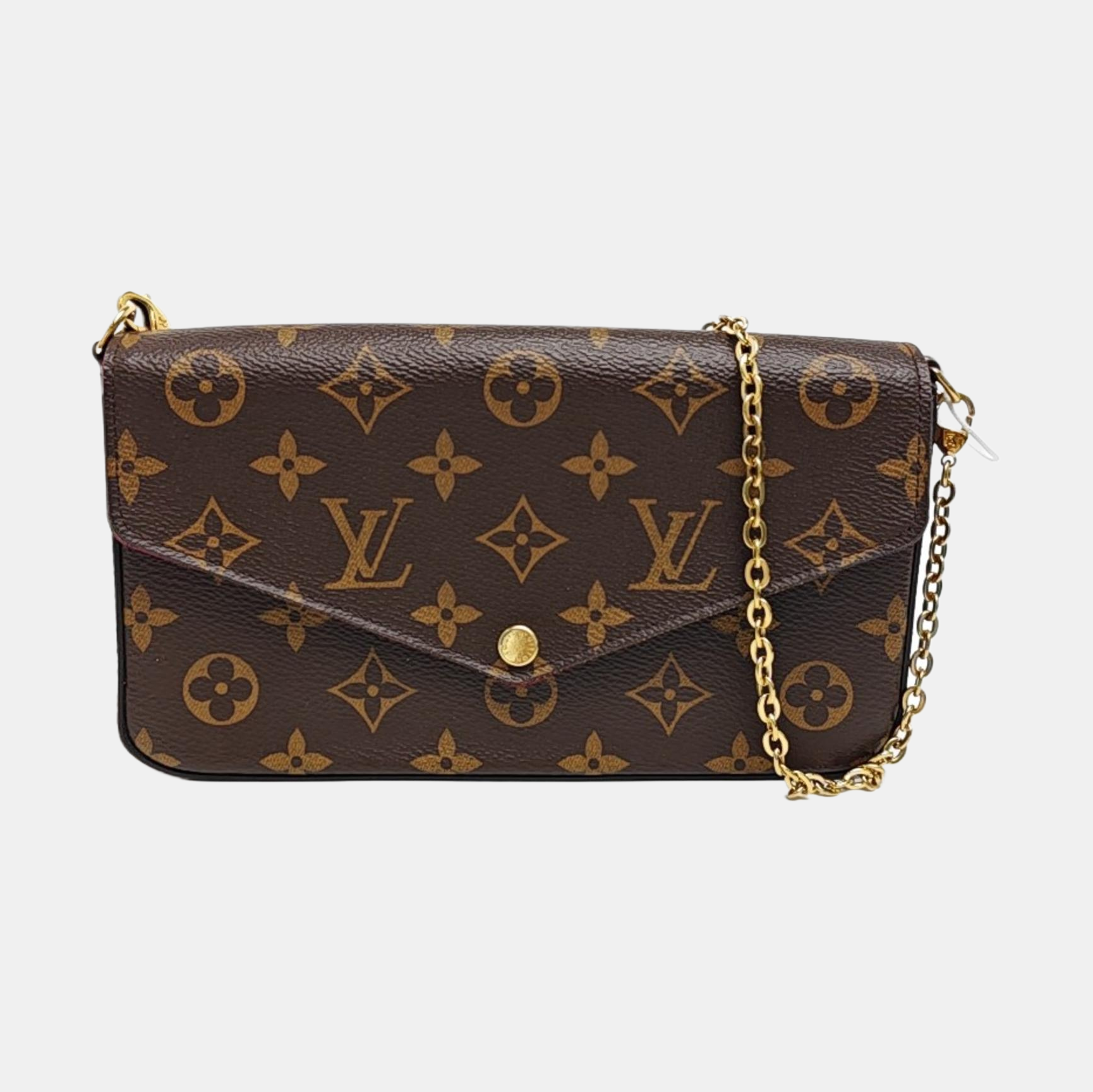 FÉLICIE Monogram Coated Canvas Brown