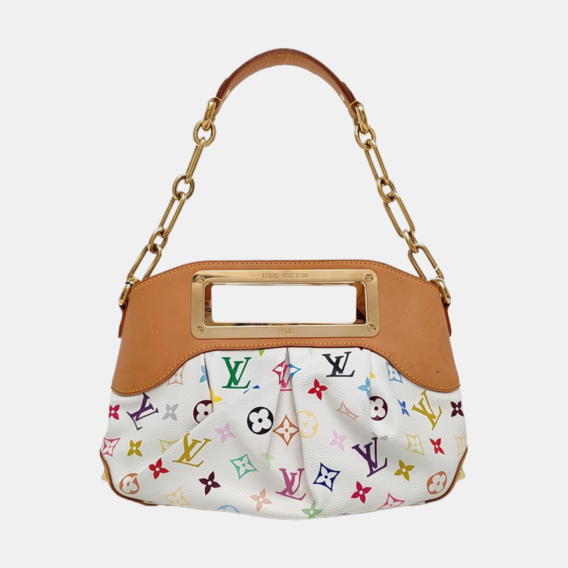 LV × TM JUDY PM Monogram Coated Canvas White