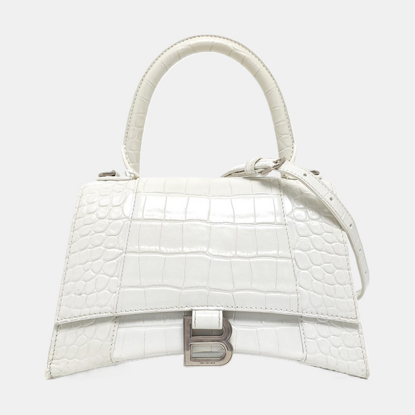 Hourglass S Calfskin White