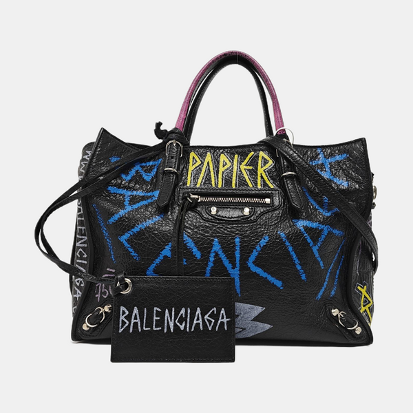 Classic City Small Lambskin Black