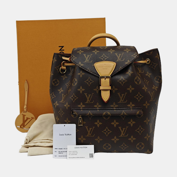 MONTSOURIS PM Monogram Coated Canvas Brown