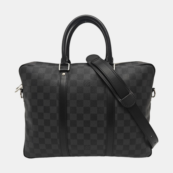 PORTE-DOCUMENTS PM Damier Graphite Coated Canvas Gray