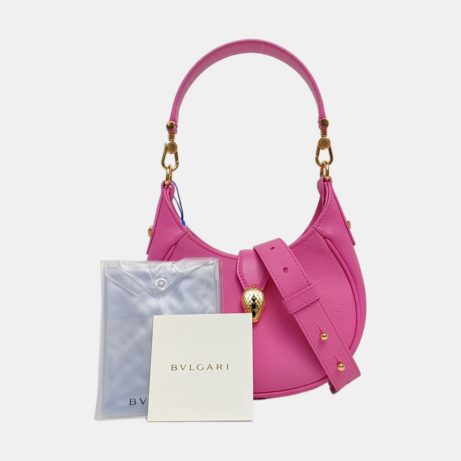 SERPENTI ELLIPSE Small Calfskin Red