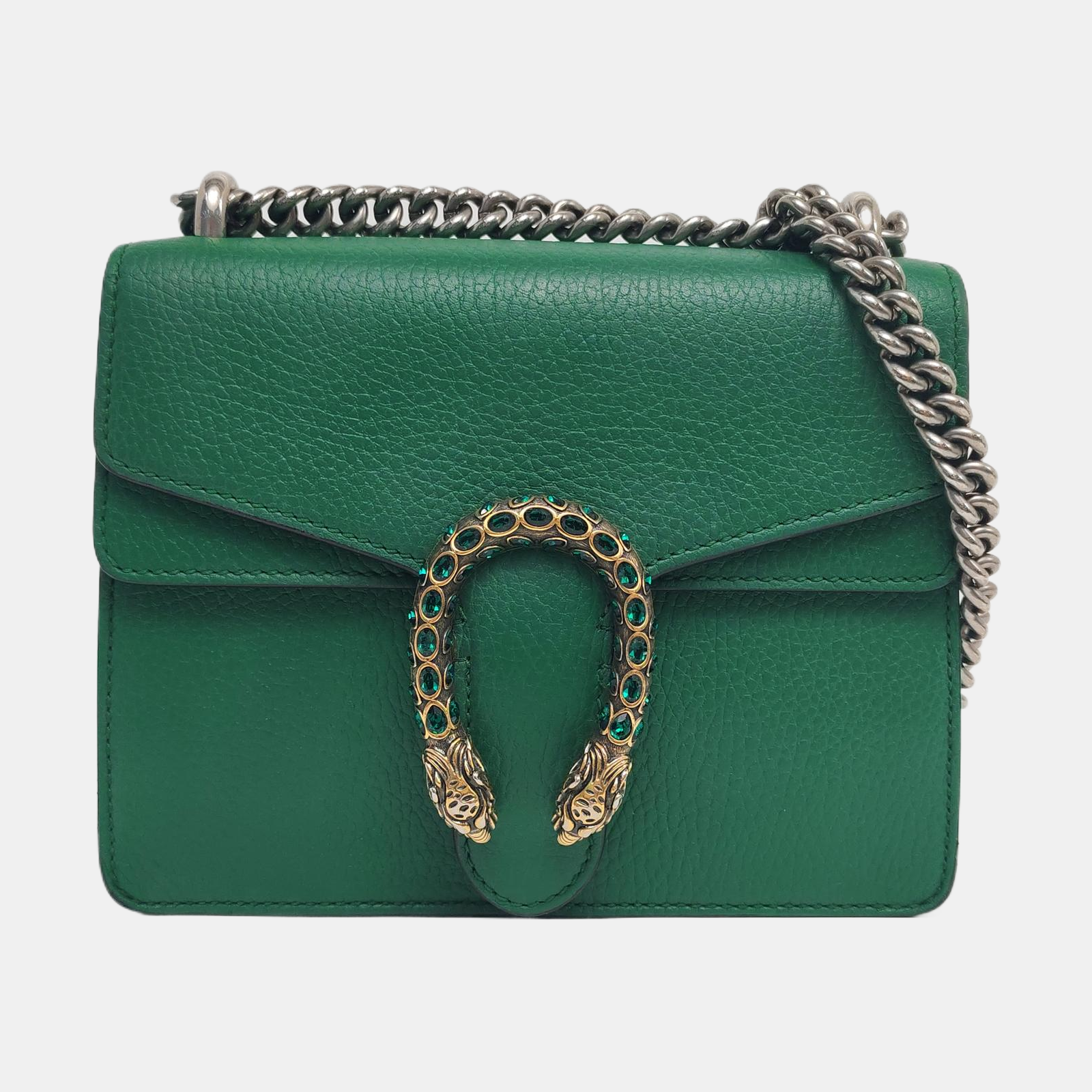 Authenticated pre-owned  Dionysus Mini Calfskin Green - Shoulder Bag at Looply