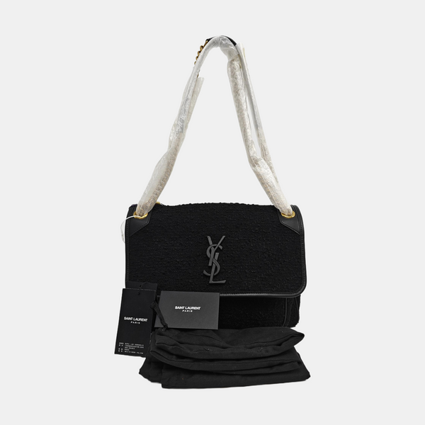 NIKI Medium Fabric Black