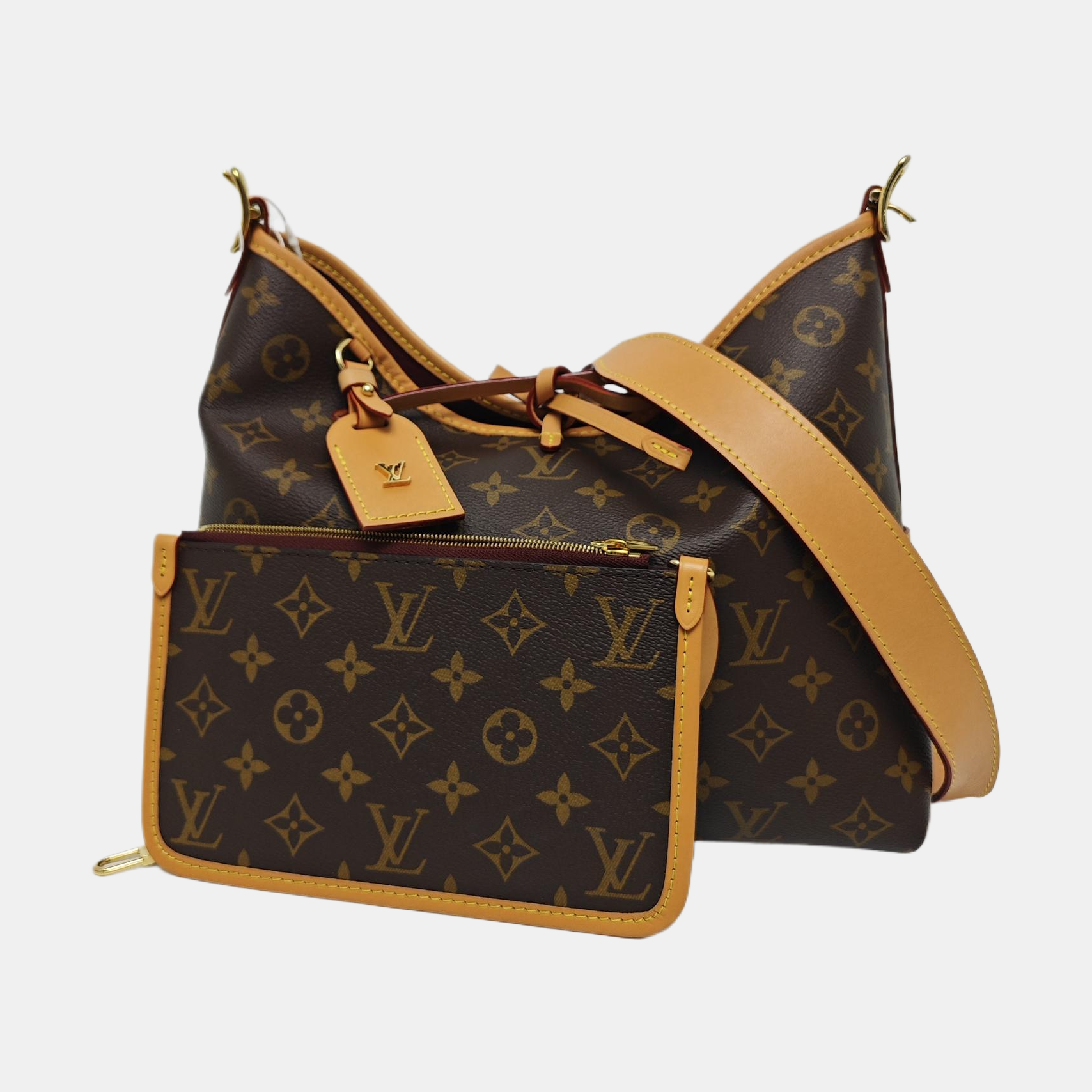 CARRYALL PM Monogram Coated Canvas Brown