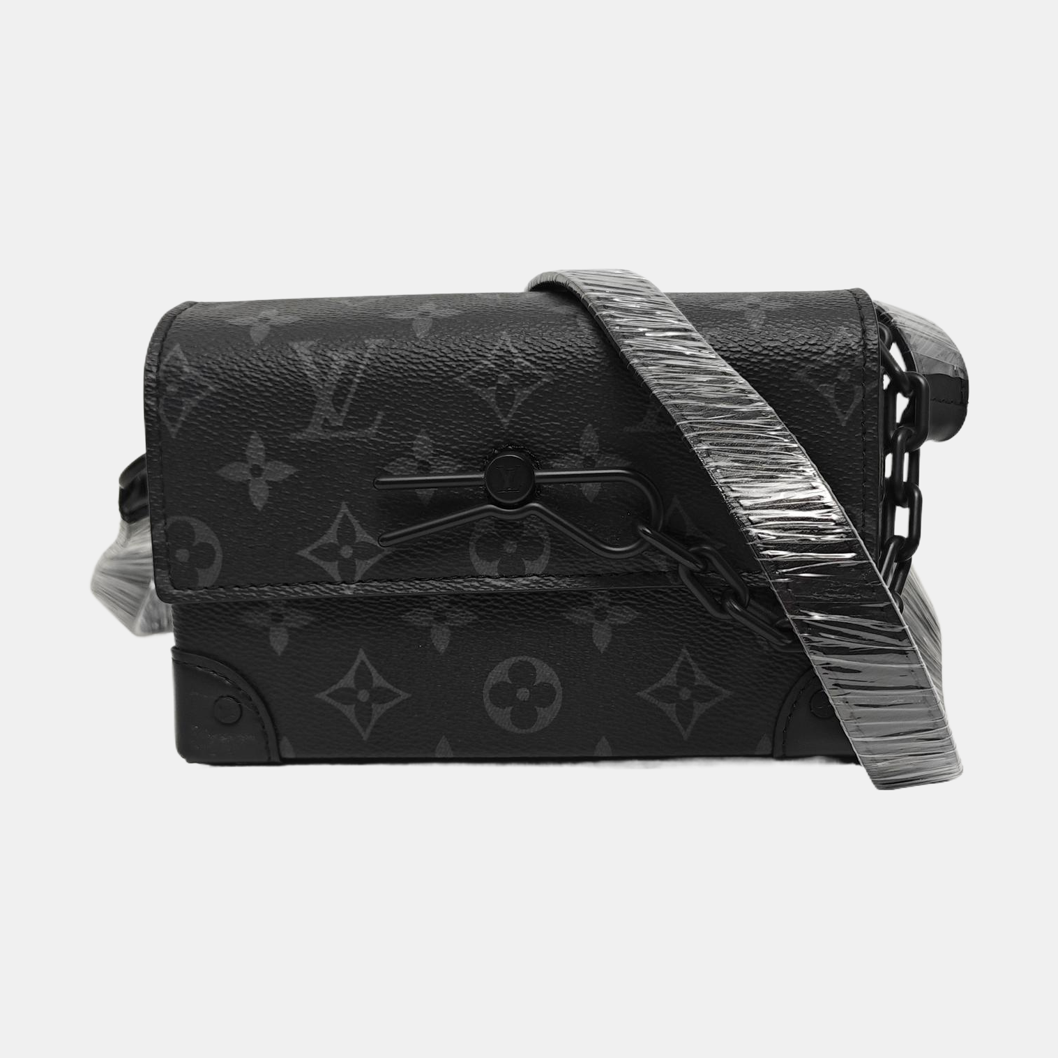 STEAMER Mini Monogram Coated Canvas Black