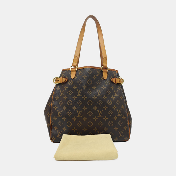 BATIGNOLLES MM Monogram Coated Canvas Brown