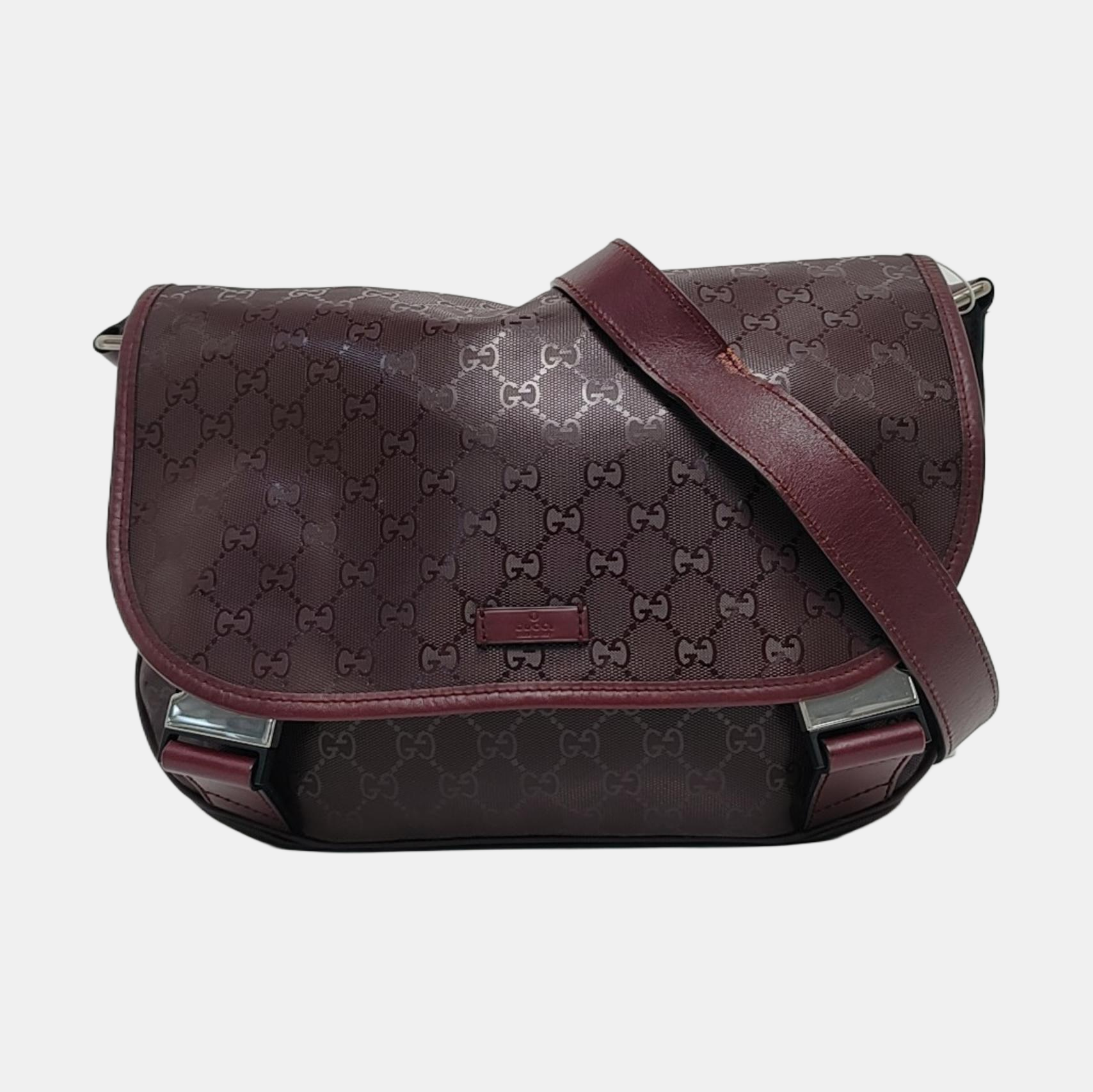 Monogram Coated Canvas Red