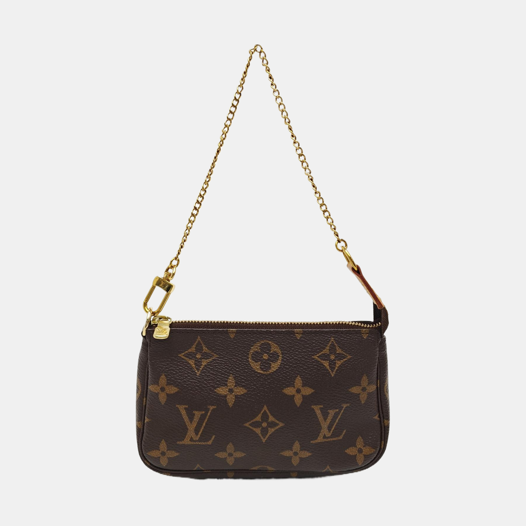 ACCESSOIRES Mini Monogram Coated Canvas Brown