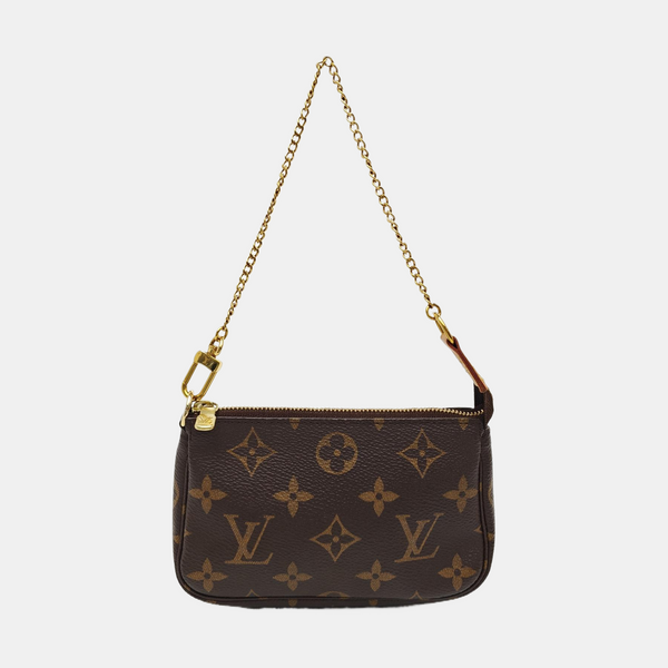 ACCESSOIRES Mini Monogram Coated Canvas Brown