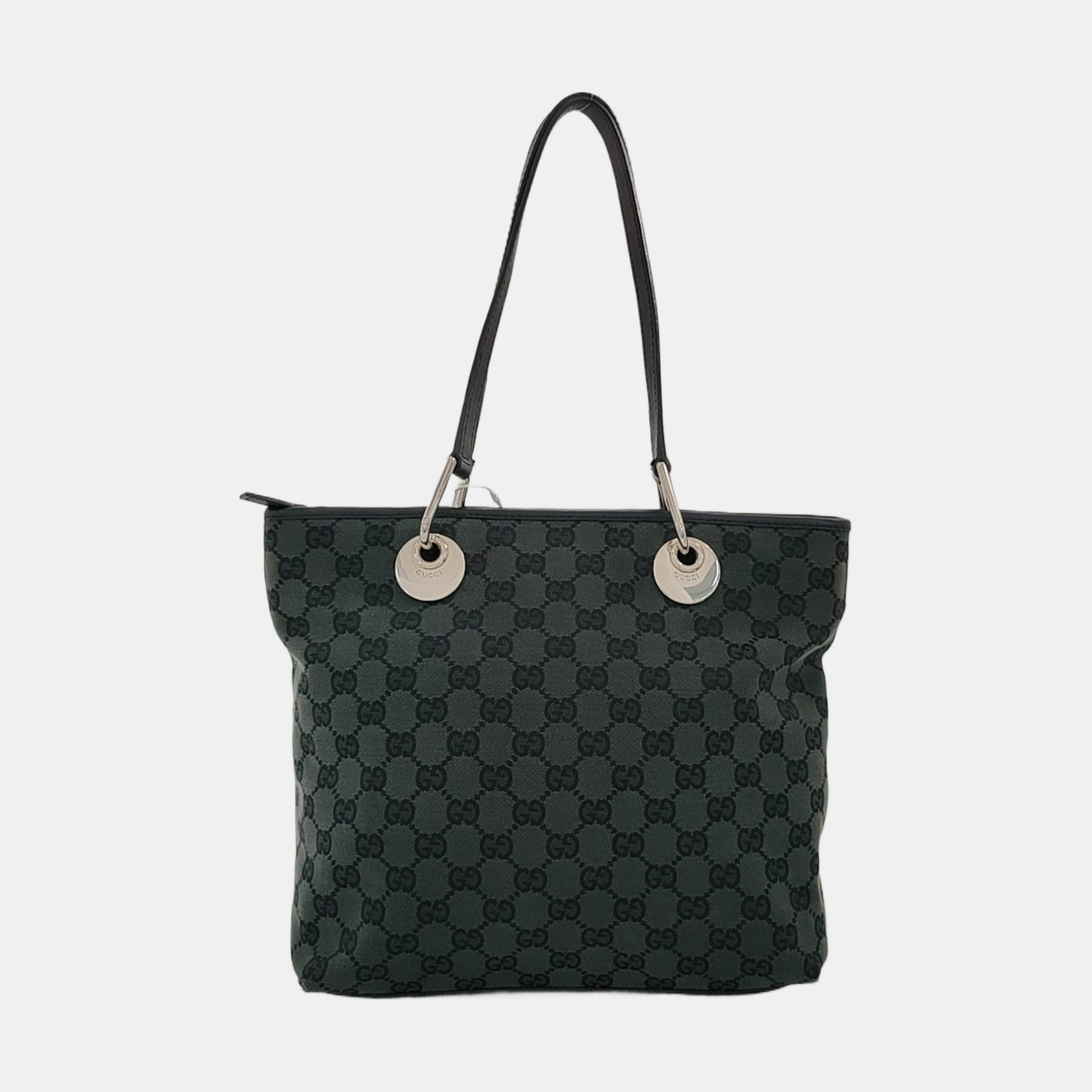 Monogram Canvas Top Handle Bag Green