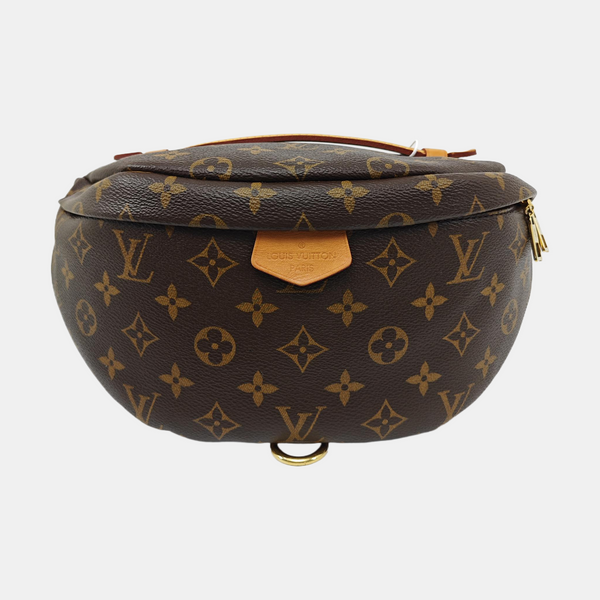 BUMBAG Monogram Coated Canvas Brown